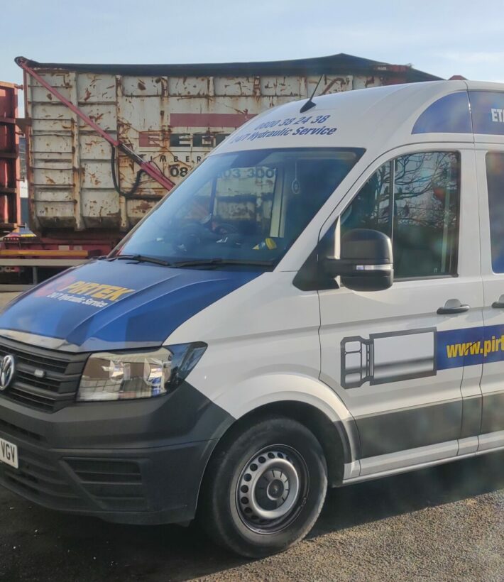 Pirtek TW van next to Egger repair Pirtek TW van next to Egger repair