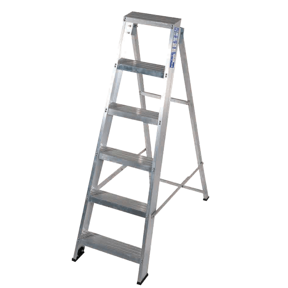 Aluminium Industrial Swing Back Steps - Pirtek