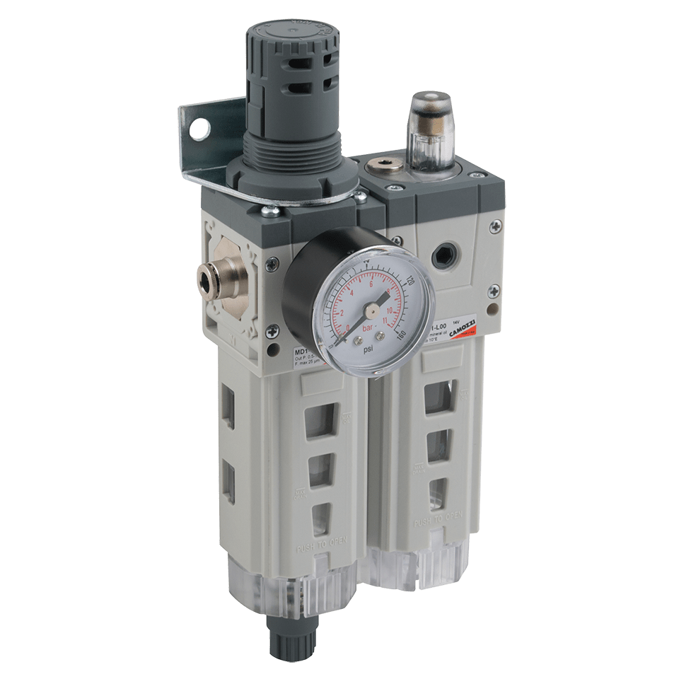 Series MD Modular Filter/Regulator + Lubricator Combination Units - Pirtek